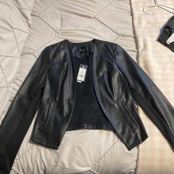 Suede/faux leather jacket - Picture 2 of 6